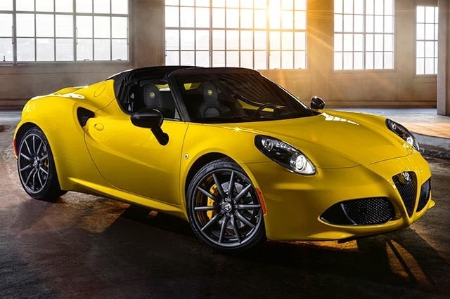 Alfa Romeo 4C Spider a Detroit
