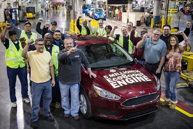 Ford celebra 5 milioni di motori EcoBoost