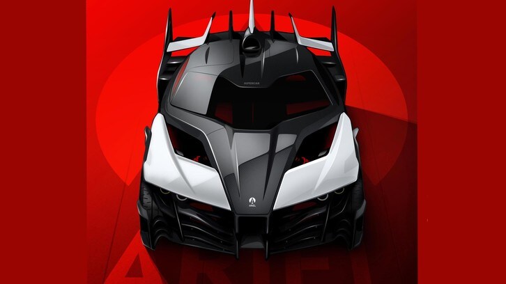 Ariel Hipercar, elettrica da 1.180 cavalli