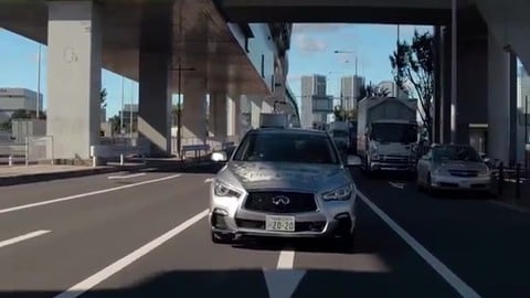 Nissan fa test di guida completamente autonoma a Tokyo - 2a parte
