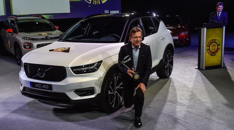Volvo XC40 è l'Auto dell'Anno 2018