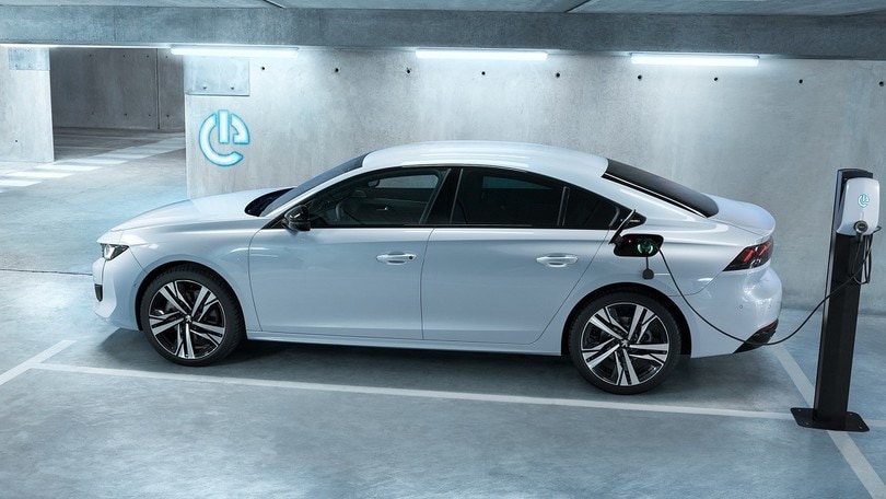 Peugeot 508 Hybrid e Peugeot 3008 Hybrid4: foto