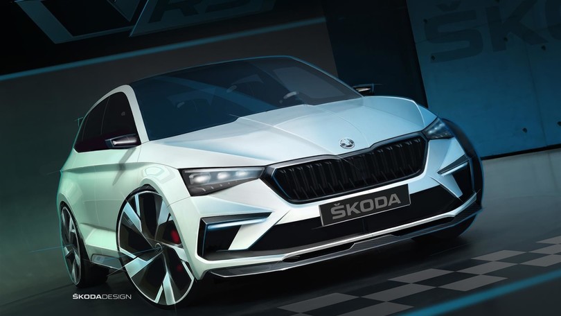Skoda Vision RS, spunta l'ibrido plug-in delle compatte VW