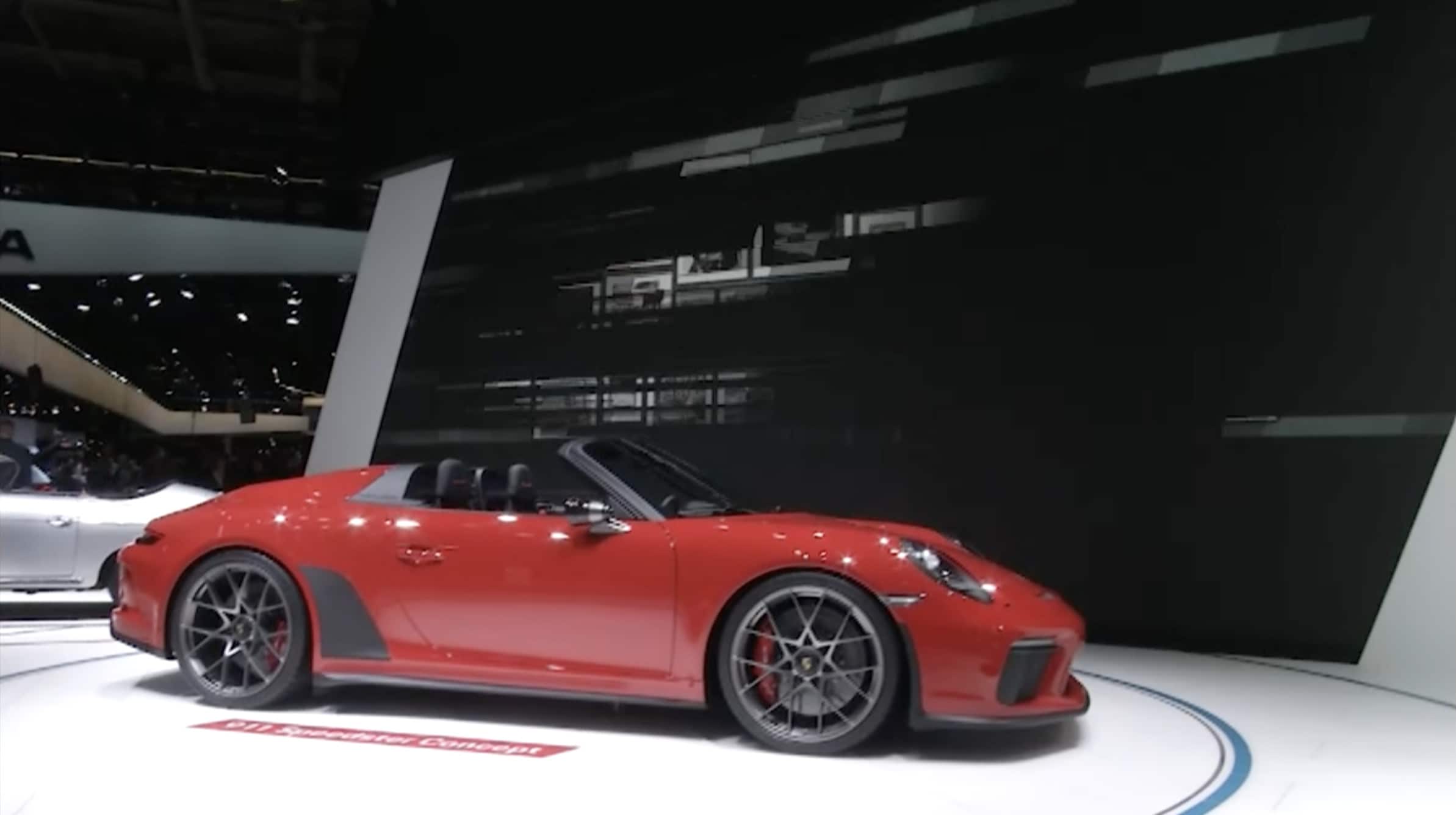 Mondial Auto Paris 2018, Porsche 911 Speedster: video