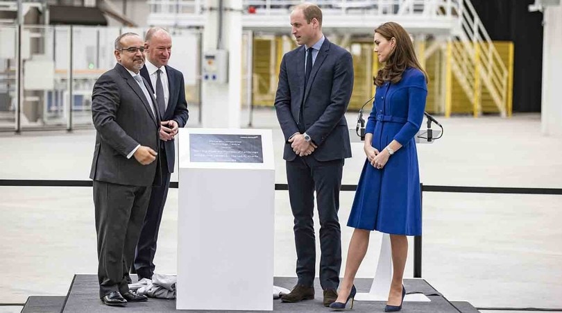 McLaren, visita Reale