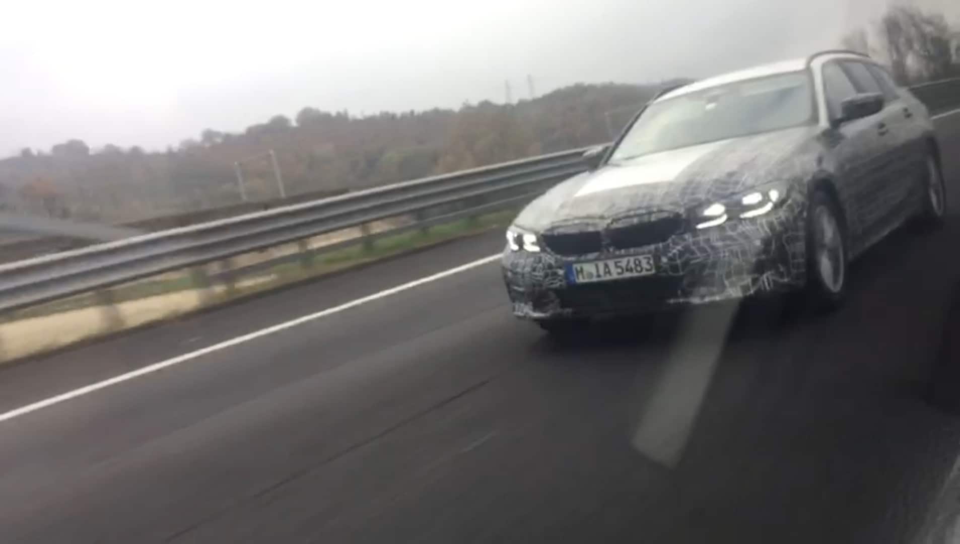 Nuova BWM Serie 3 Touring 2019: video del muletto