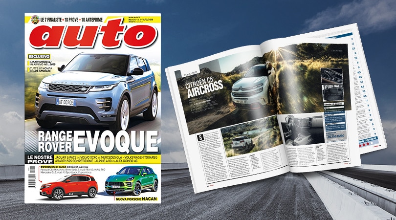 Il nuovo numero di Auto, in edicola dal 15 dicembre