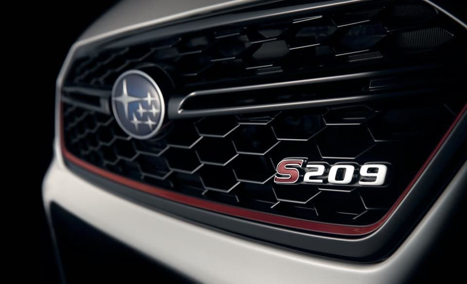 Subaru WRX STI S209, versione estrema al Salone di Detroit