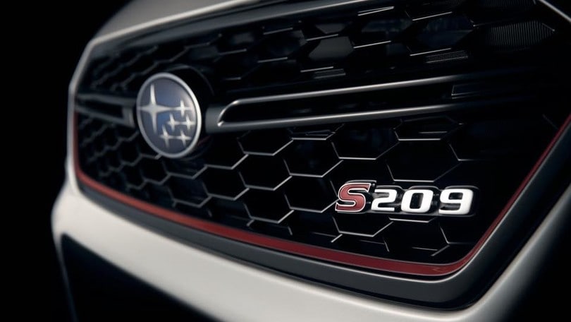 Subaru WRX STI S209, versione estrema al Salone di Detroit