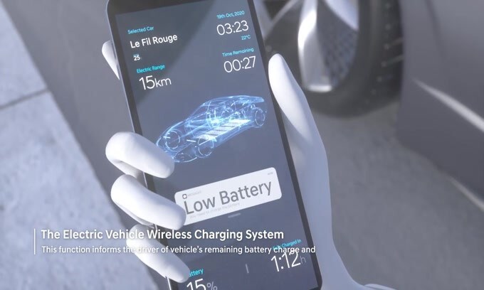 Hyundai, Valet autonomo e ricarica wireless: video