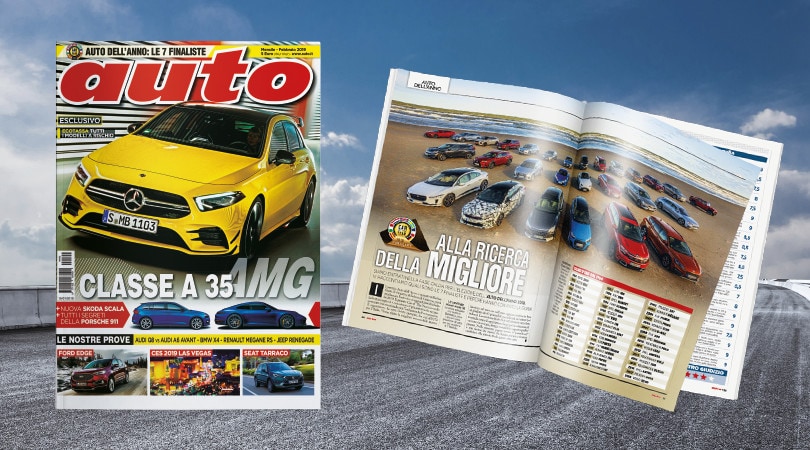 Il nuovo numero di Auto, in edicola il 15 Gennaio
