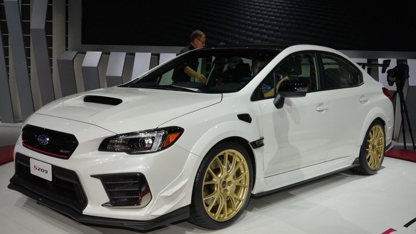 Subaru WRX STi S209, a Detroit la prima USA di una S