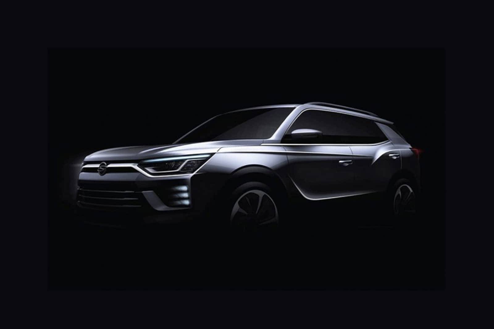 Salone di Ginevra: SsangYong Korando, bozzetti ufficiali del SUV