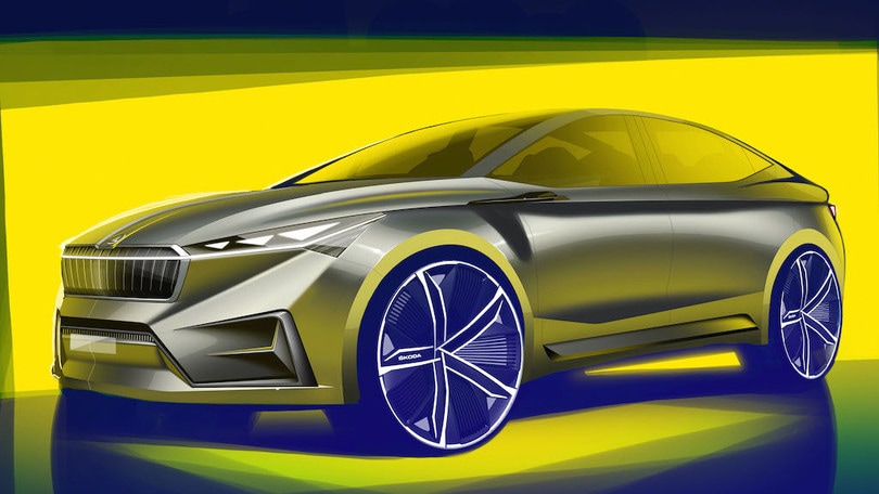 Skoda Vision iV Concept, a Ginevra il crossover elettrico e coupé