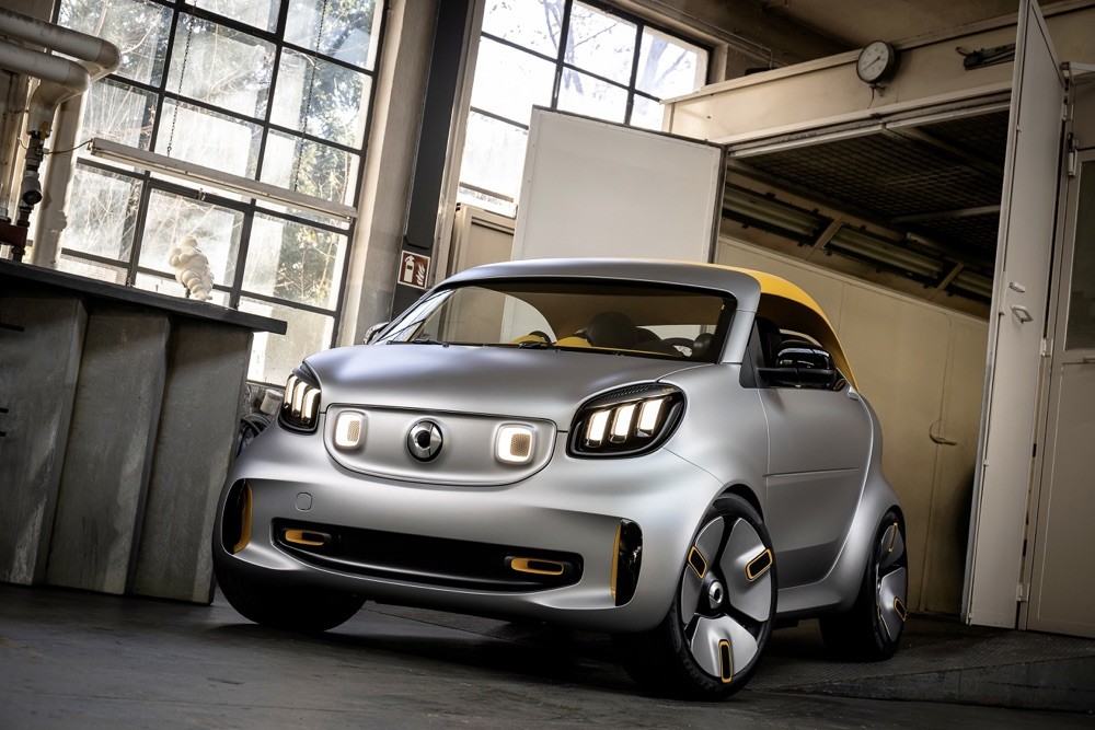 smart forease+, al Salone di Ginevra speedster ultracompatta