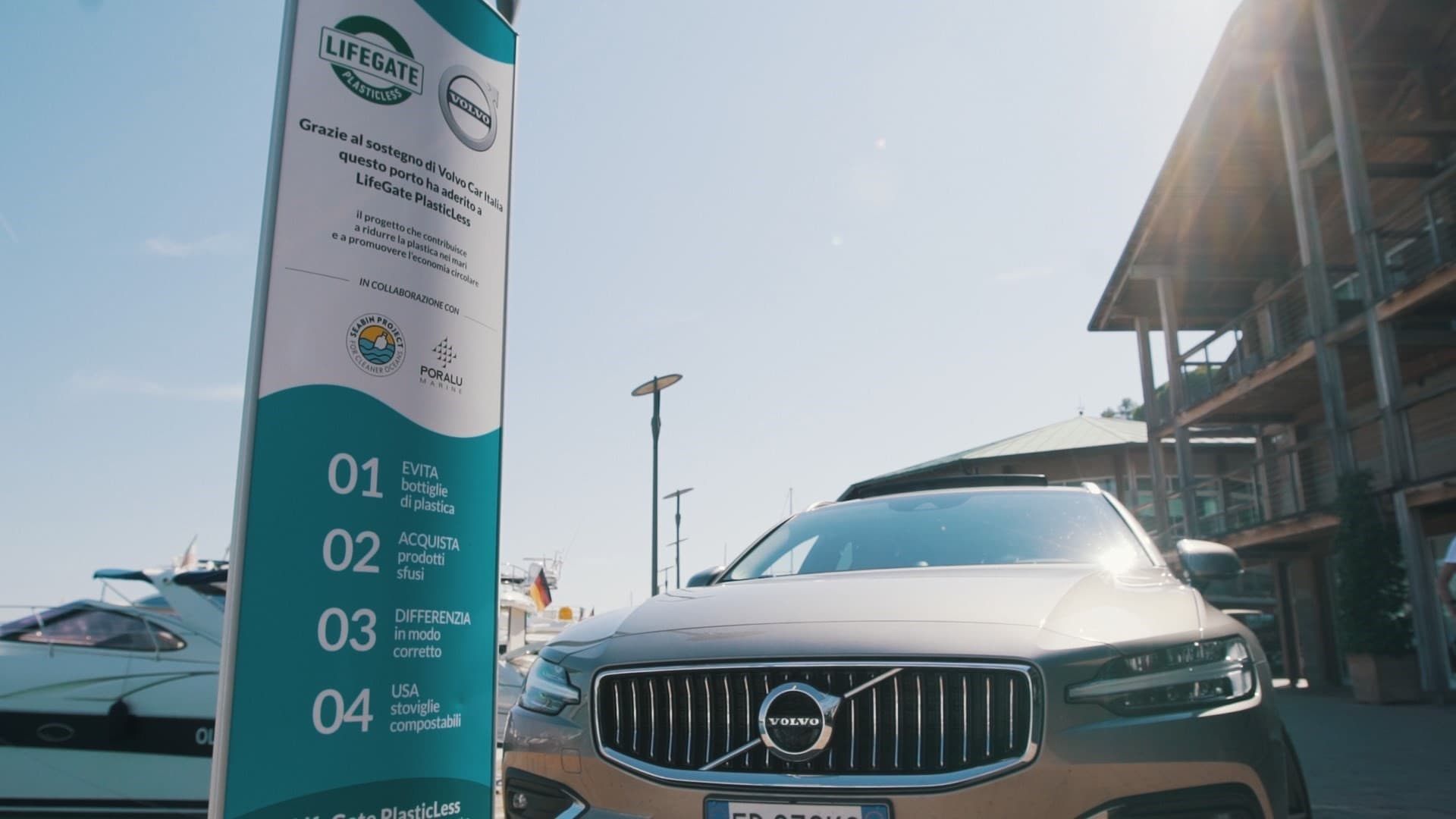 Volvo, cresce il sostegno a LifeGate PlasticLess