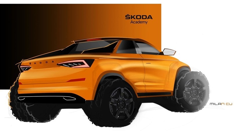 Skoda Kodiaq pick-up, one-off disegnata da studenti