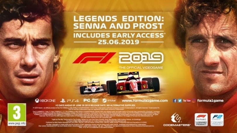 'F1 2019: Legends Edition', Senna e Prost rivali di sempre