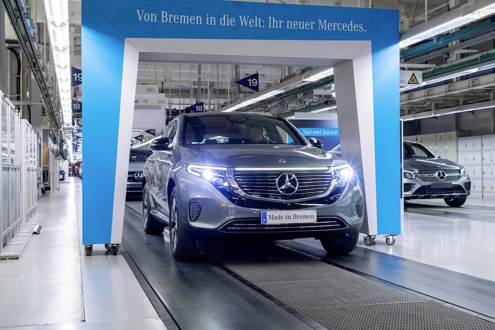 Mercedes EQC via alla produzione, definito il listino prezzi