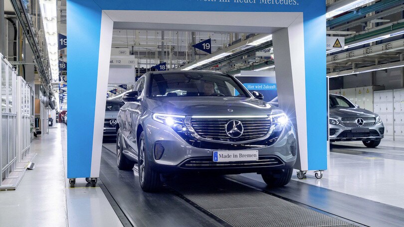 Mercedes EQC via alla produzione, definito il listino prezzi