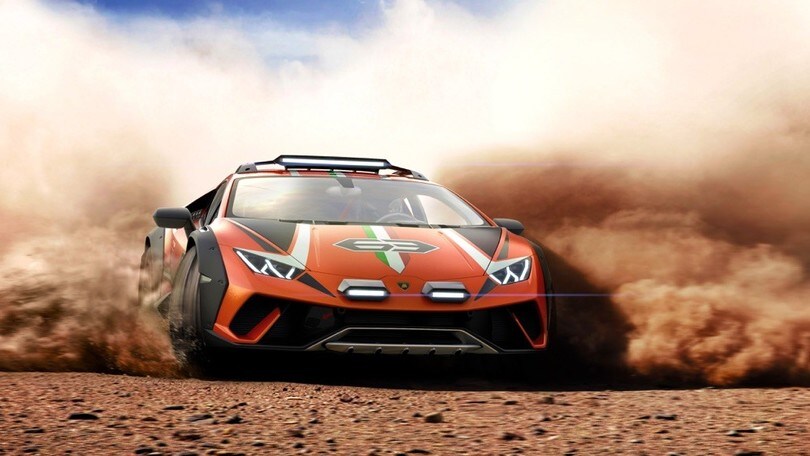Lamborghini Huracan Sterrato, concept di super-crossover