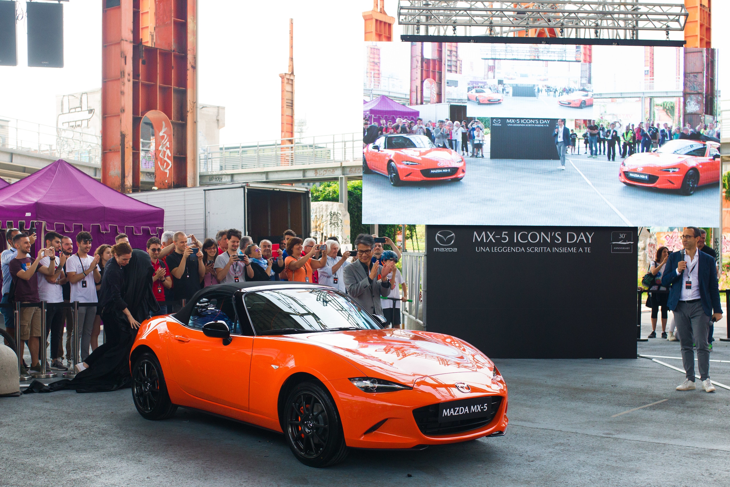 Mazda MX-5, 30th anniversary edition al Parco Valentino
