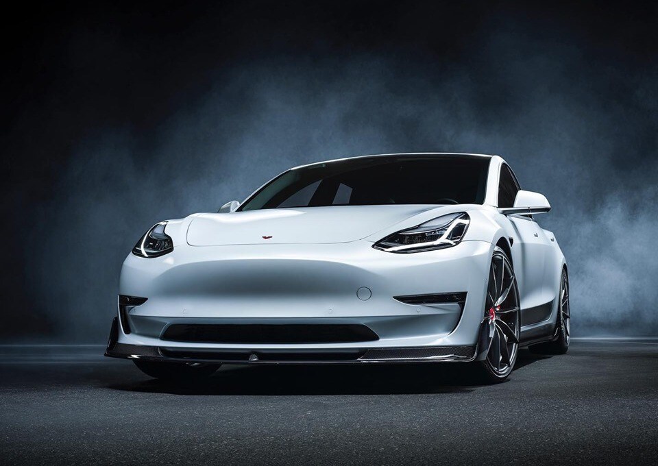 Tesla Model 3, Vorsteiner firma il tuning