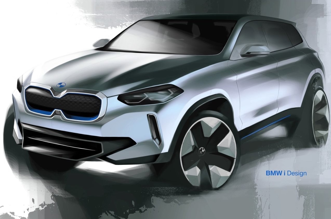 BMW iX3, 75 kWh attesi al debutto