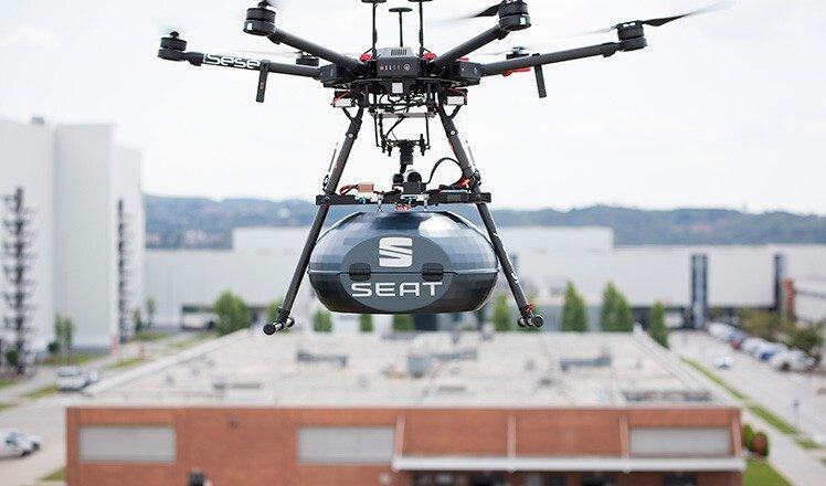 Seat, i droni rivoluzionano le consegne a Martorell