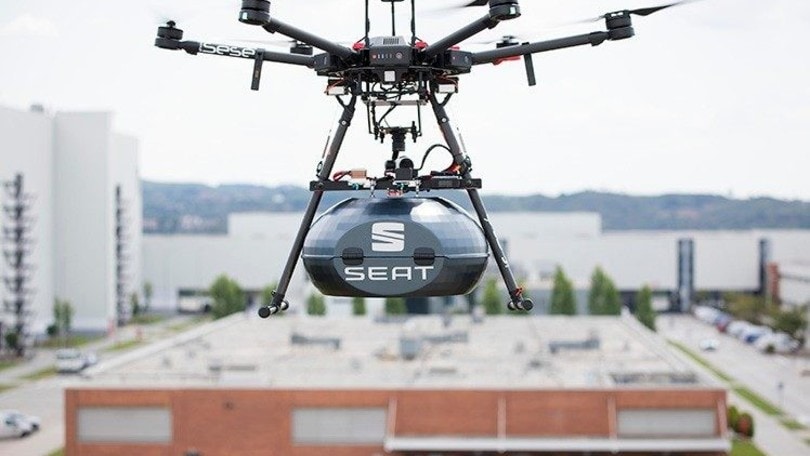 Seat, i droni rivoluzionano le consegne a Martorell