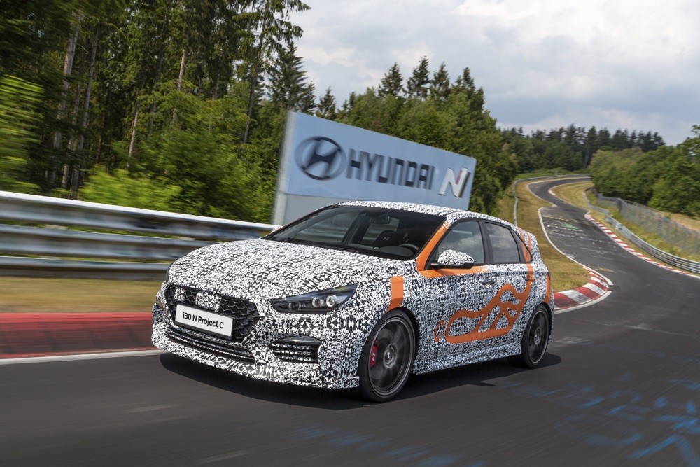 Hyundai i30 N Project C, alleggerita a Francoforte