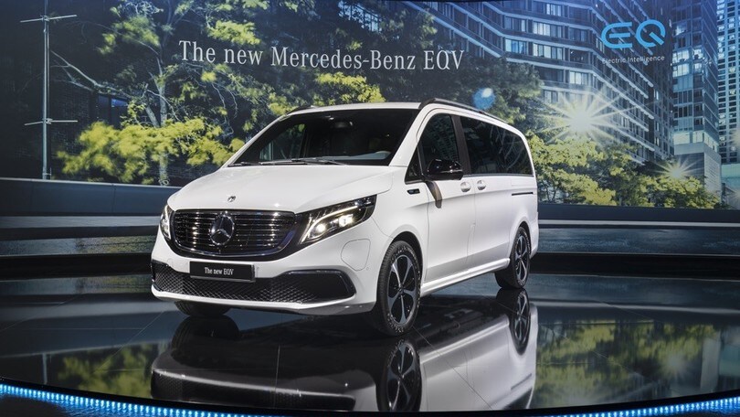 Mercedes EQV, il volto elettrico di Classe V a Francoforte