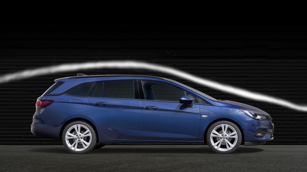 Opel Astra restyling primatista in aerodinamica