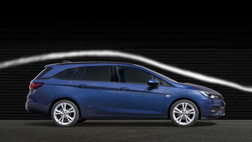 Opel Astra restyling primatista in aerodinamica