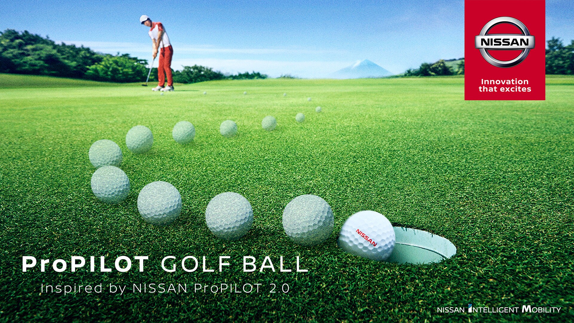 Nissan, arriva la pallina da golf ProPILOT
