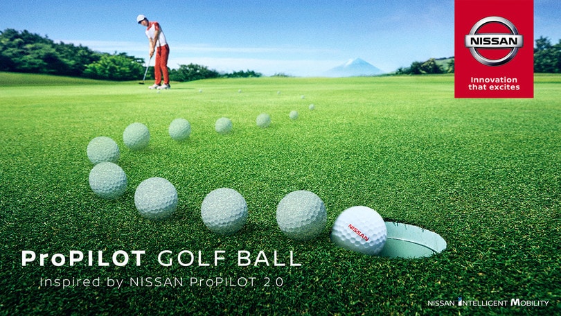 Nissan, arriva la pallina da golf ProPILOT