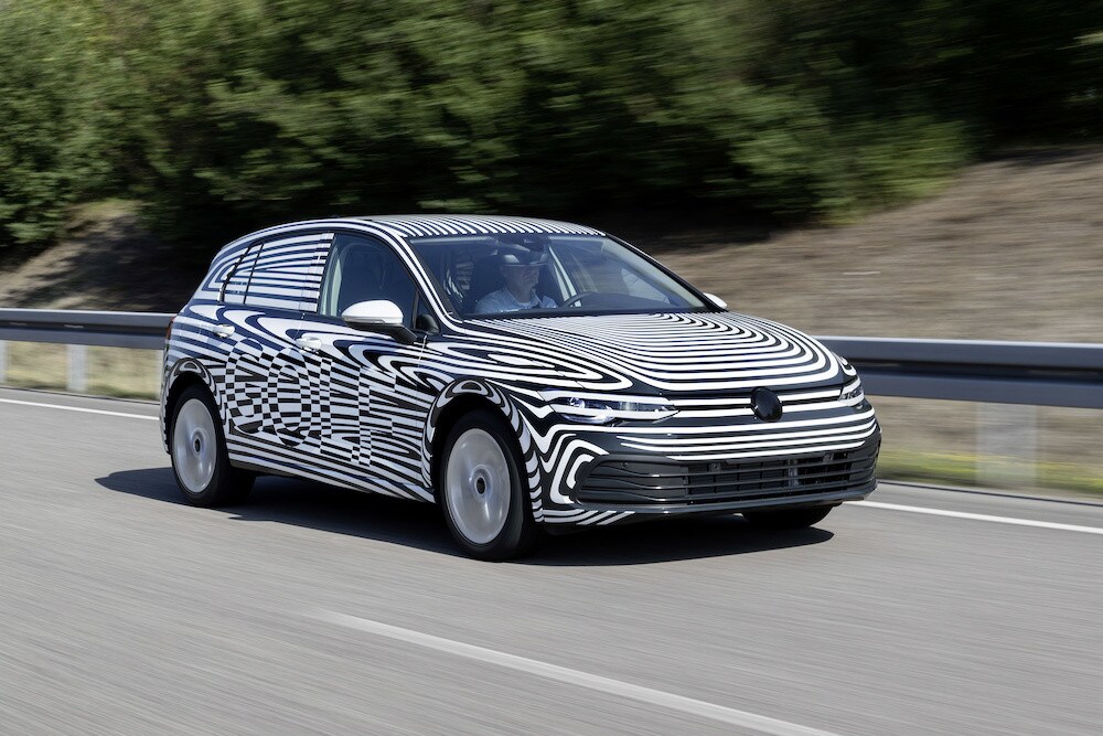 Nuova Volkswagen Golf 8, sviluppo alle battute finali