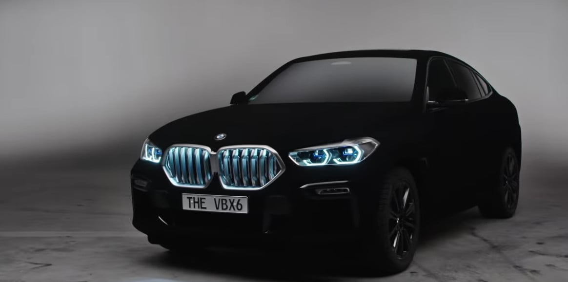 BMW X6 Vantablack: più nero di così, non si può