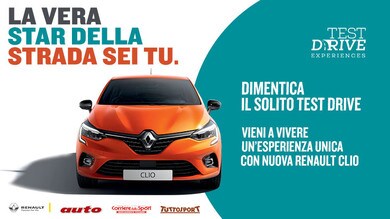 Test Drive Experiences: la vera star della strada sei tu con Nuova Renault CLIO