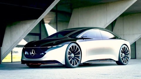 Mercedes EQS Vision, Salone di Francoforte 2019: VIDEO