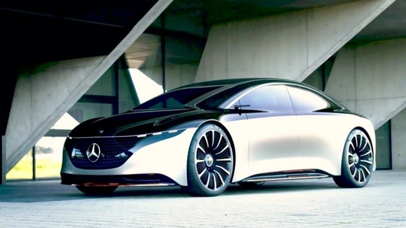 Mercedes EQS Vision, Salone di Francoforte 2019: VIDEO