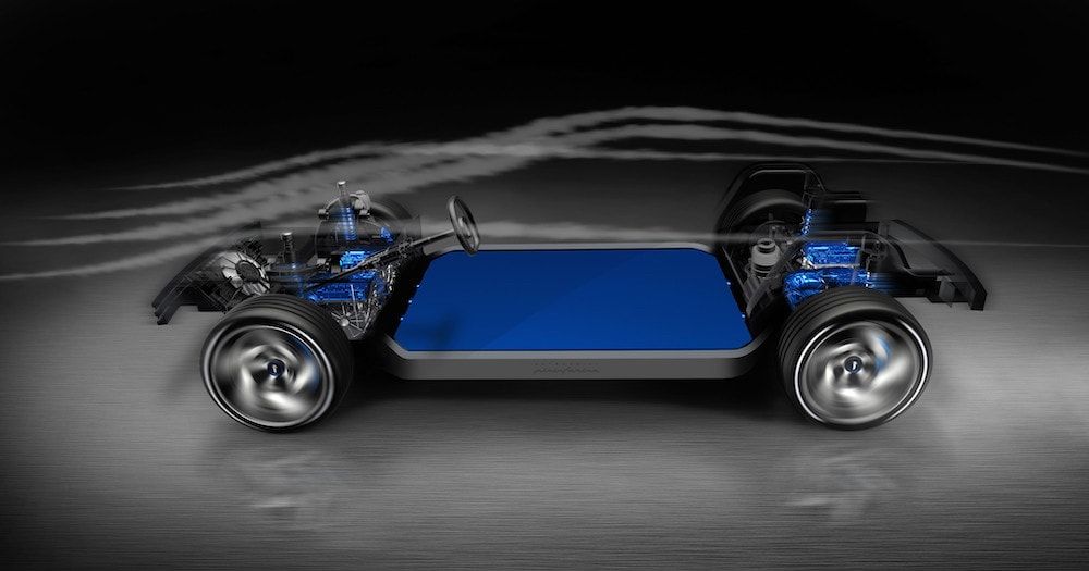 SUV Pininfarina, l'architettura elettrica è con Benteler e Bosch