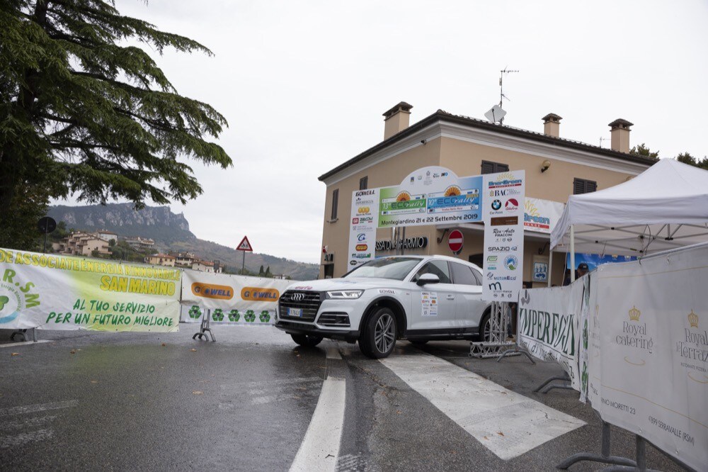 Ecorally di San Marino a bordo di una Audi Q5 55 TFSI e quattro