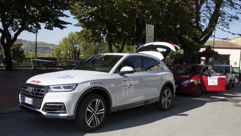 Audi Q5 55 TFSI e quattro all'Ecorally: FOTO