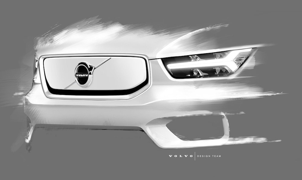 Volvo XC40 elettrica: emissioni zero, bagagli +30