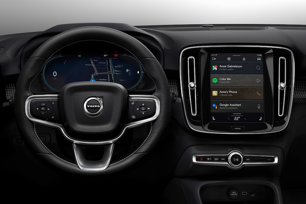 Volvo XC40 elettrica, Android Automotive all'esordio