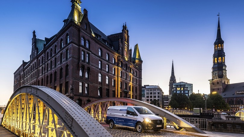 Mercedes eVito, il traffico non è un problema