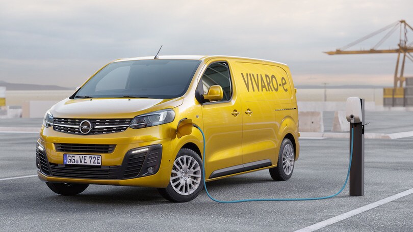 Opel Vivaro-e, il van elettrico in due taglie di batteria