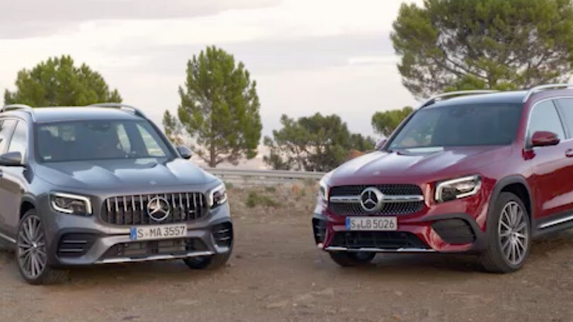 Mercedes GLB e Mercedes-AMG GLB 53 4Matic a confronto: VIDEO