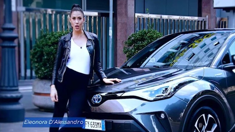 Nuovo Toyota C-HR Hybrid al test drive di Vallelunga
